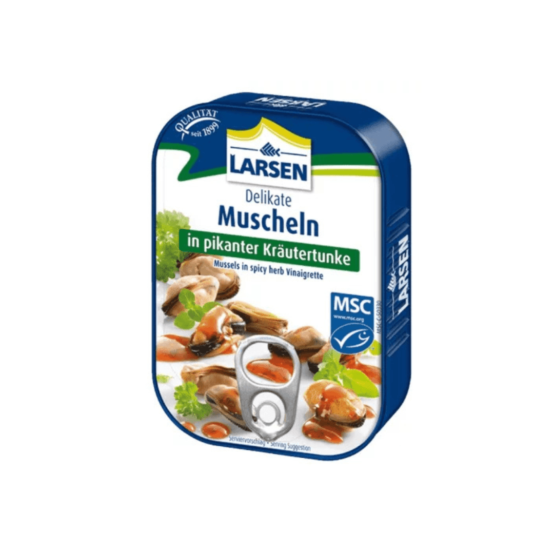 Larsen Francia szószos kagyló 110g