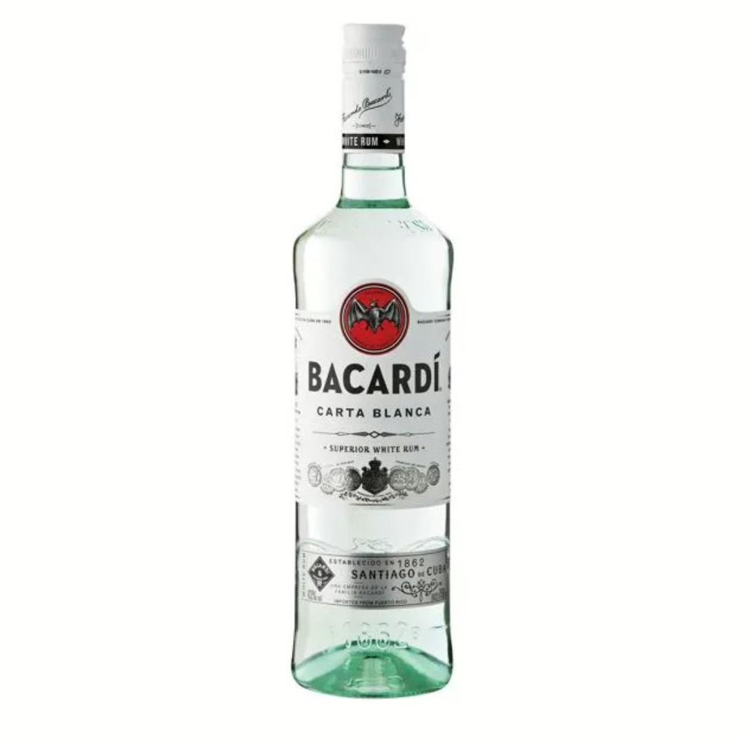 Bacardi Carta Blanca rum 37.5% 1l