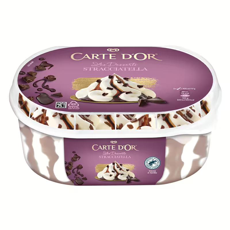 Carte D'or Sztacsatella jégkrém 825ml