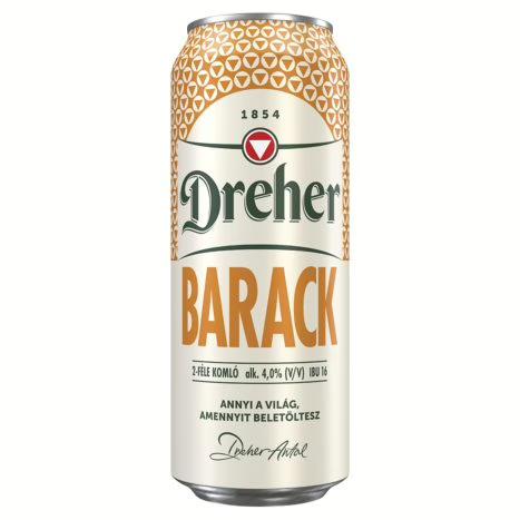 Dreher Barack 4% 0.5l doboz