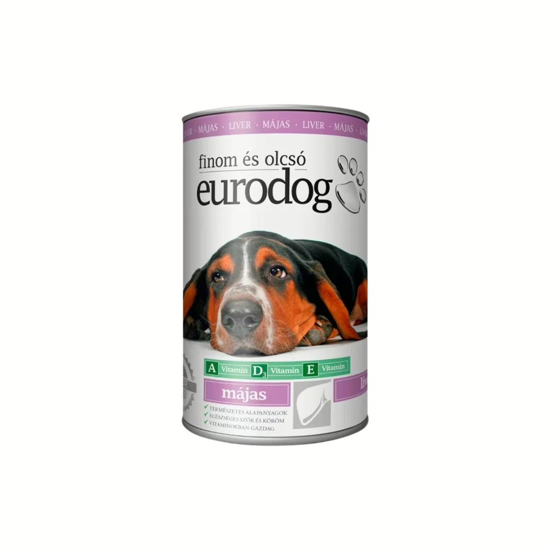 Eurodog kutyakonzerv májas 1240g