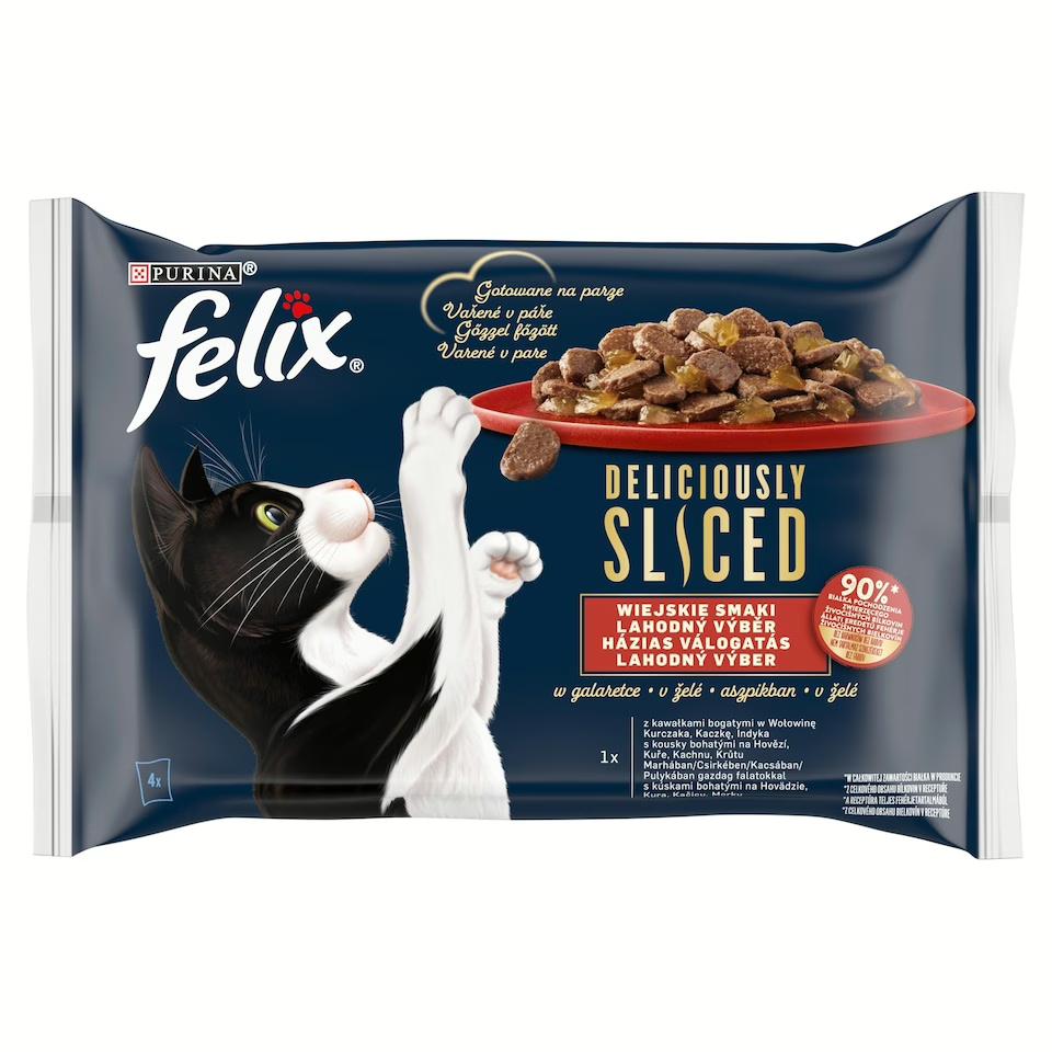 Felix Deliciously Sliced Házias 4x80g