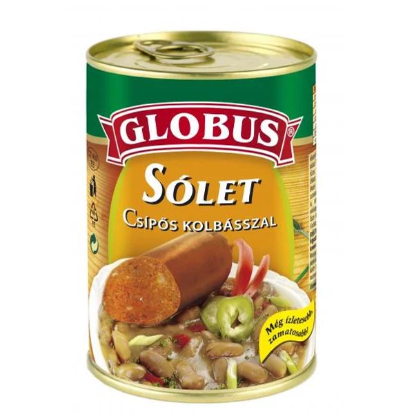 Globus Sólet csípős kolbásszal 400g