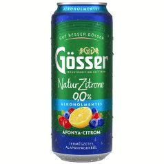 Gösser Áfonya-Citrom 0% 0.5l doboz