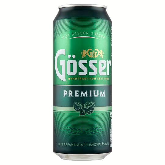 Gösser Premium világos 5% 0.5l doboz