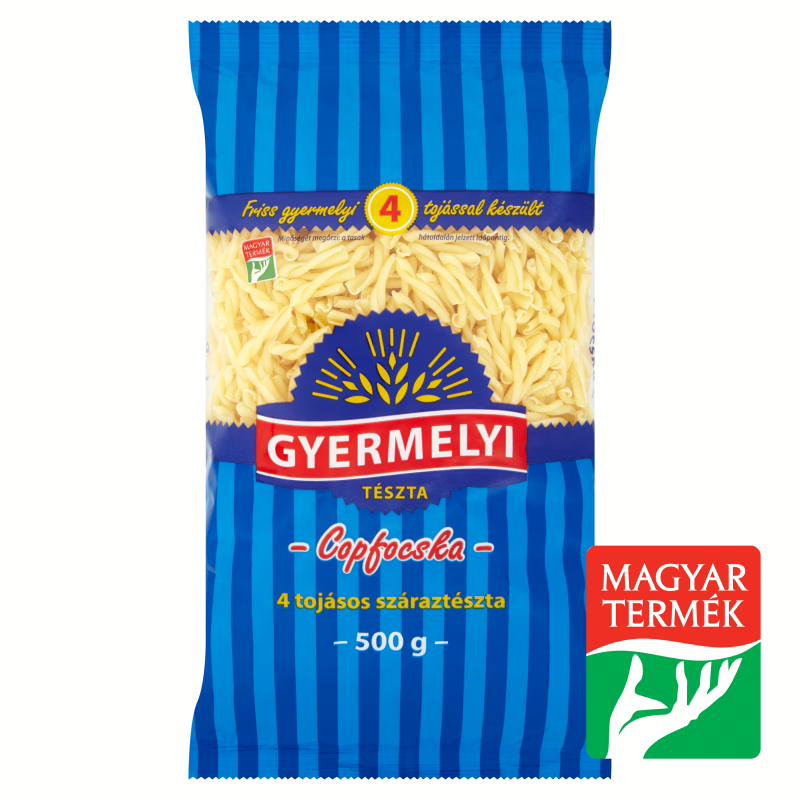 Gyermelyi copfocska száraztészta 500g