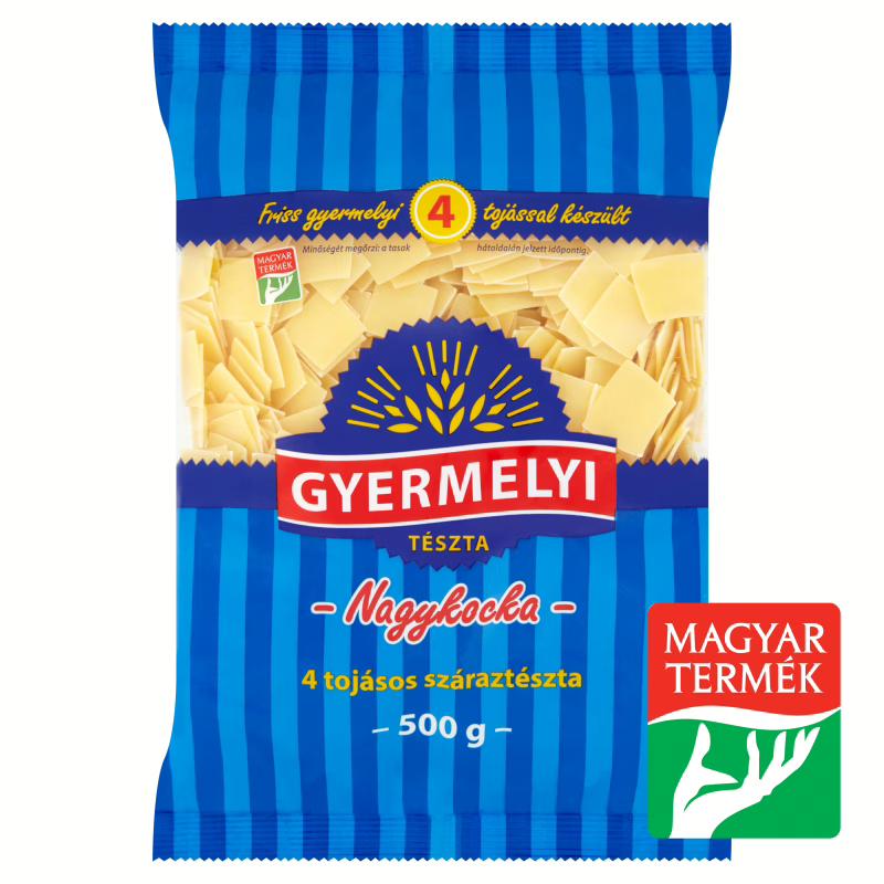 Gyermelyi nagykocka száraztészta 500g