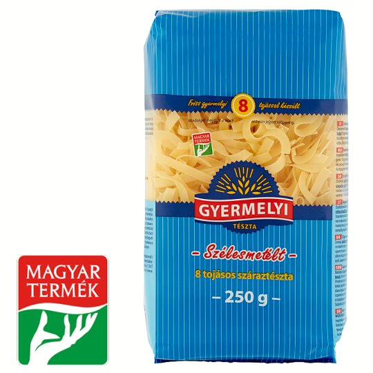 Gyermelyi szélesmetélt száraztészta 250g