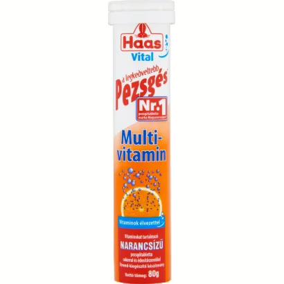 Haas multivitamin pezsgőtabletta 80g