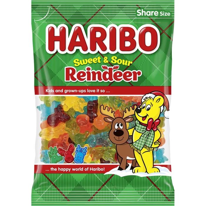 Haribo Sweet and Sour Rindeers 160g
