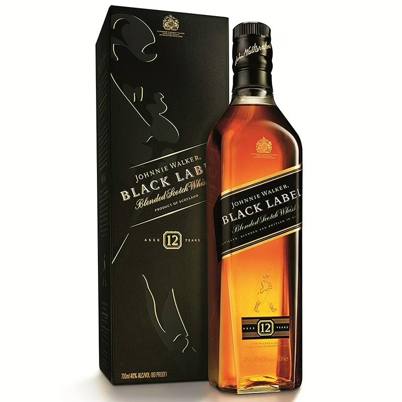 Johnnie Walker Black Label dobozos 0.7l
