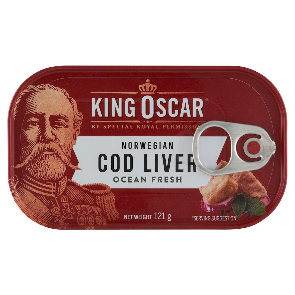 King Oscar Tőkehalmáj olajban 121g