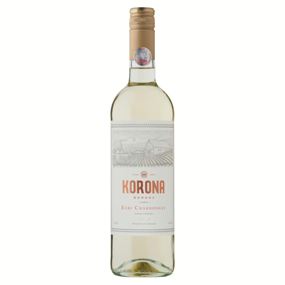 Korona Egri Chardonnay fehérbor 0.75l