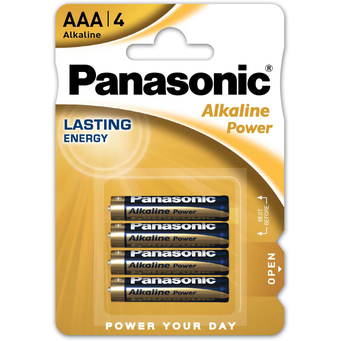 Panasonic Alkaline Power elem AAA 4db