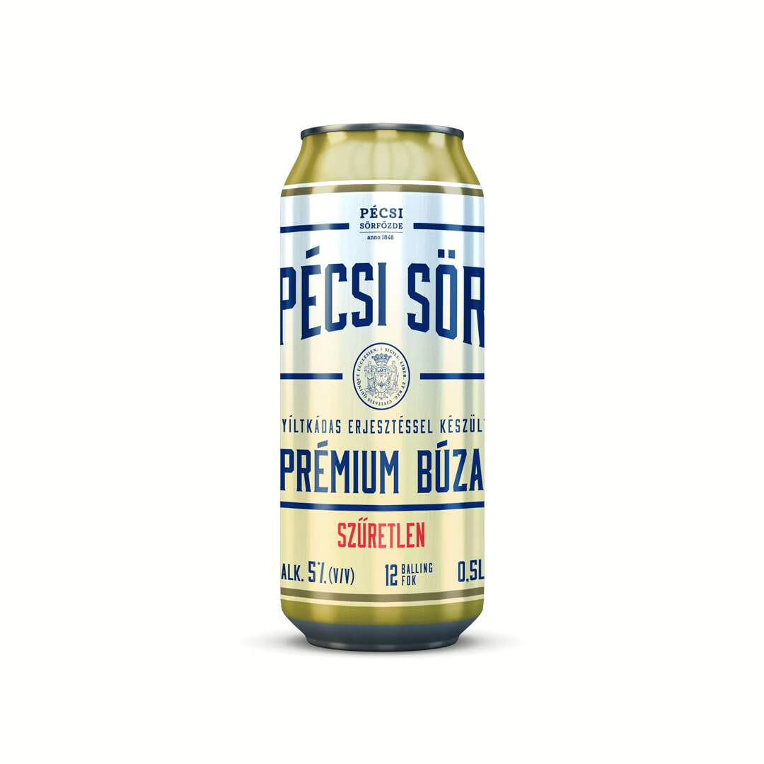 Pécsi Prémium Búza szűretlen 0.5l doboz