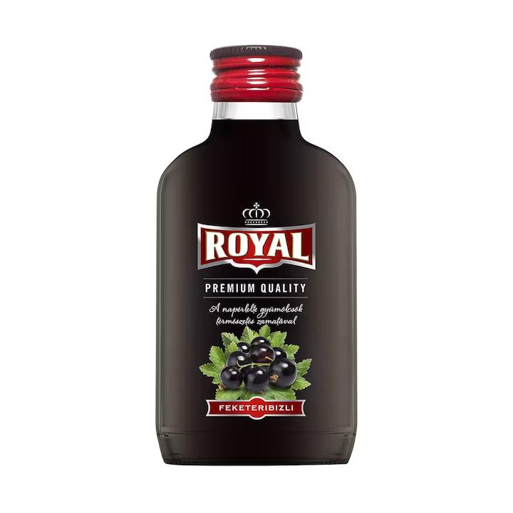 Royal Vodka feketeribizli 28% 0.1l