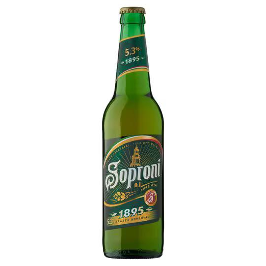 Soproni 1895 világos 5.3% 0.5l üveg