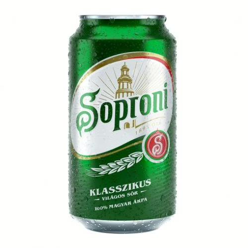 Soproni világos 4.5% 0.33l doboz
