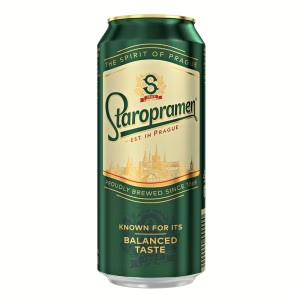 Staropramen világos sör 5% 0.5l doboz