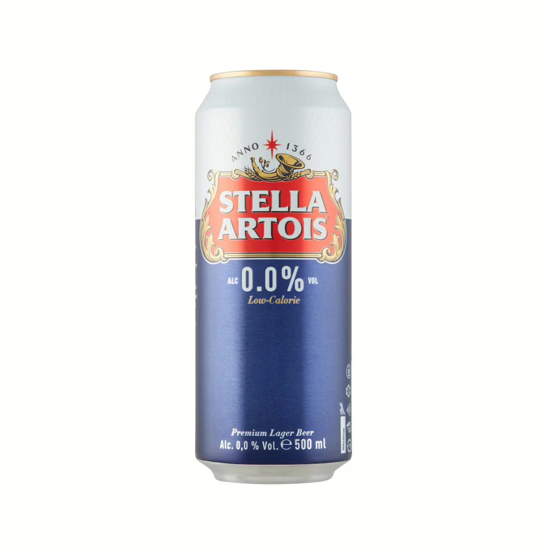 Stella Artois világos sör 0% 0.5l