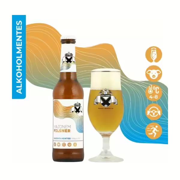 Szent András Majdnem Pilsner 0% 0.33l