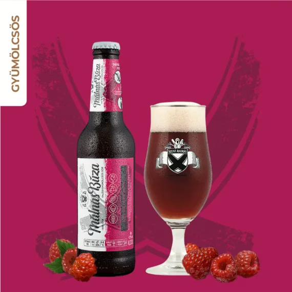 Szent András Málnás Búza 4.9% 0.33l