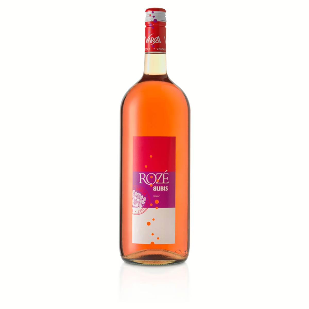 Varga Rosé Bubis száraz rosébor 1.5l