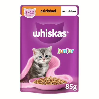 Whiskas alutasak junior 85g