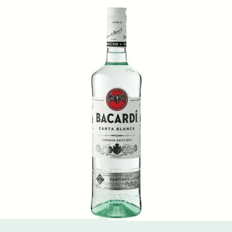 Bacardi Carta Blanca rum 37.5% 1l