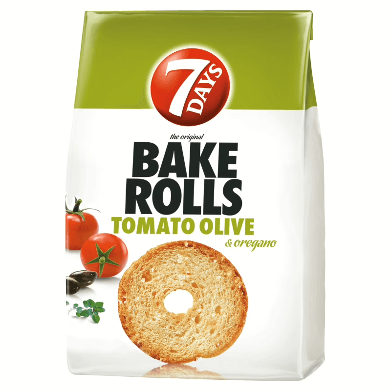 7Days Bake Rolls paradicsom-oliva 80g