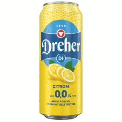 Dreher 24 Citrom 0% 0.5l doboz
