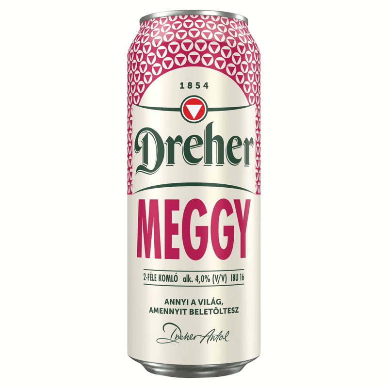 Dreher Meggy világos sör 4% 0.5l doboz