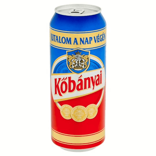 Kőbányai világos sör 4.3% 0.5l doboz