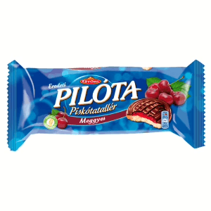 Győri Pilóta Piskótatallér Meggy 147g