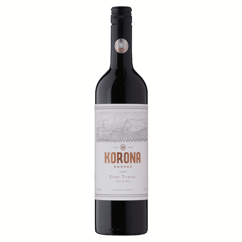 Korona Egri Turán édes vörösbor 0.75l