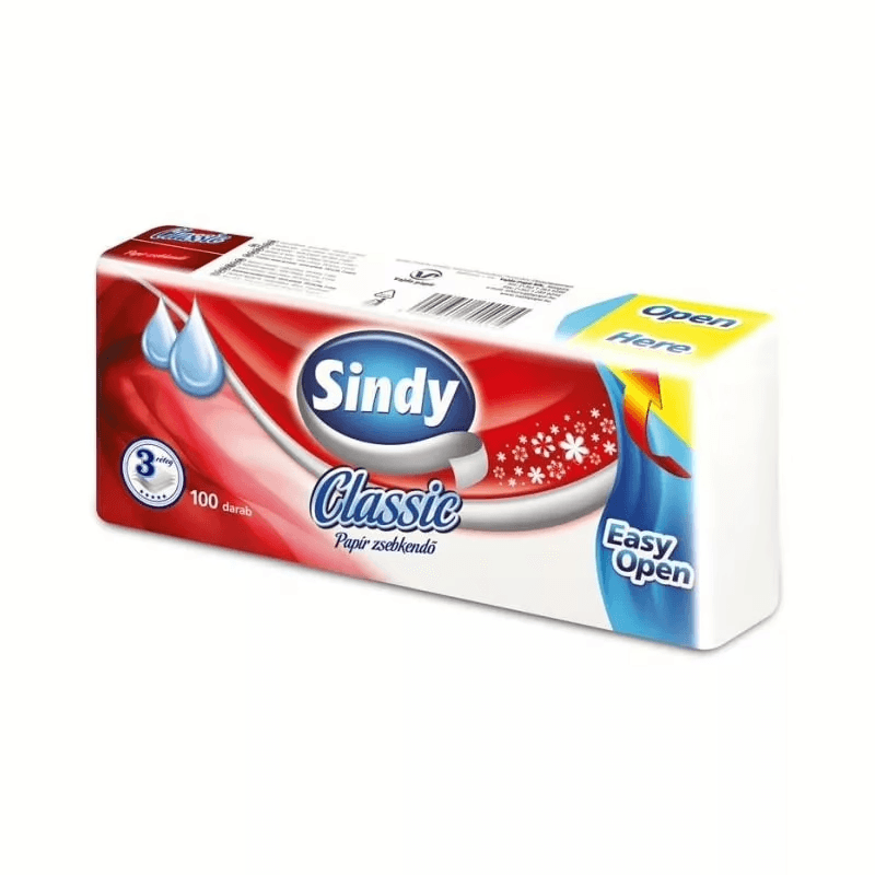 Sindy Classic 3.r. papírzsebkendő 100db