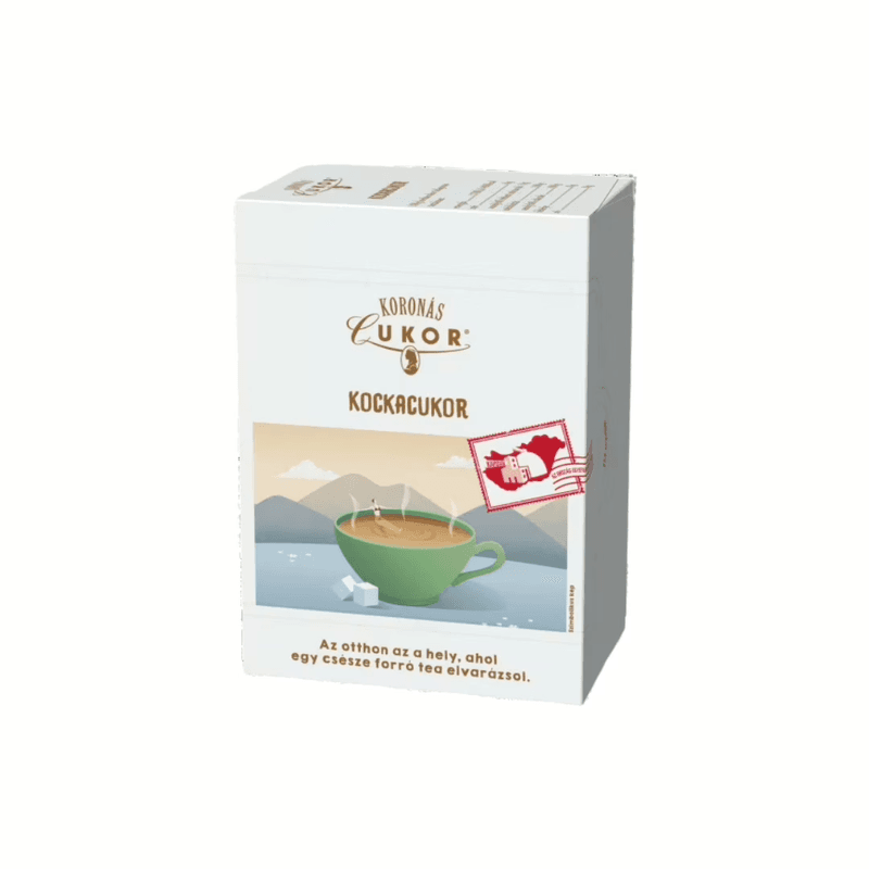 Koronás Kockacukor 500g