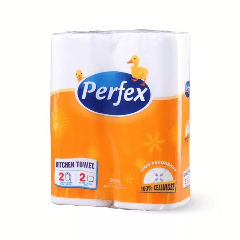 Perfex konyhai törlő narancs 2 tekercses