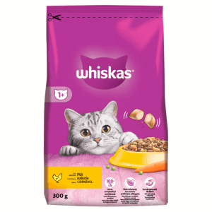 Whiskas száraz csirke macskaeledel 300g
