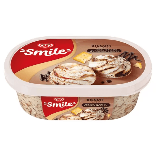 Algida Smile kekszes jégkrém 900ml