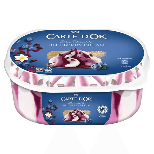 Carte D'or Áfonyás jégkrém 825ml