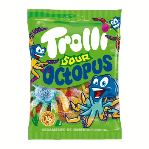 Trolli Cukros octopus gumicukor 100g
