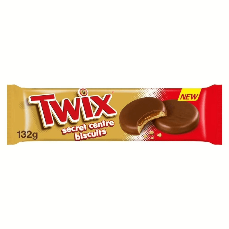 Twix Caramel Centres keksz 132g