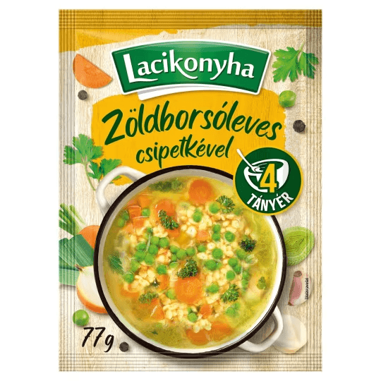 Lacikonyha zöldborsóleves 77g