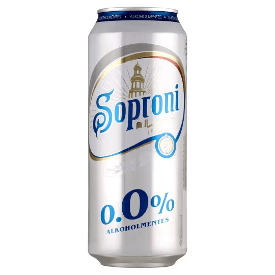 Soproni Alkoholmentes sör 0% 0.5l doboz
