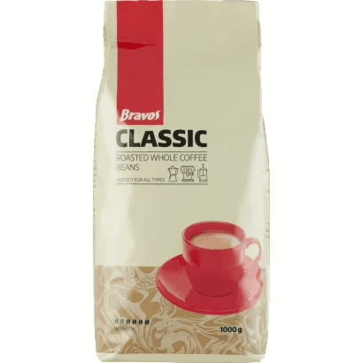 Bravos Classic szemes kávé 1kg