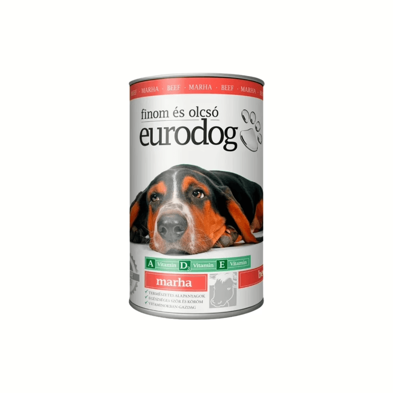 Eurodog kutyakonzerv marha 415g