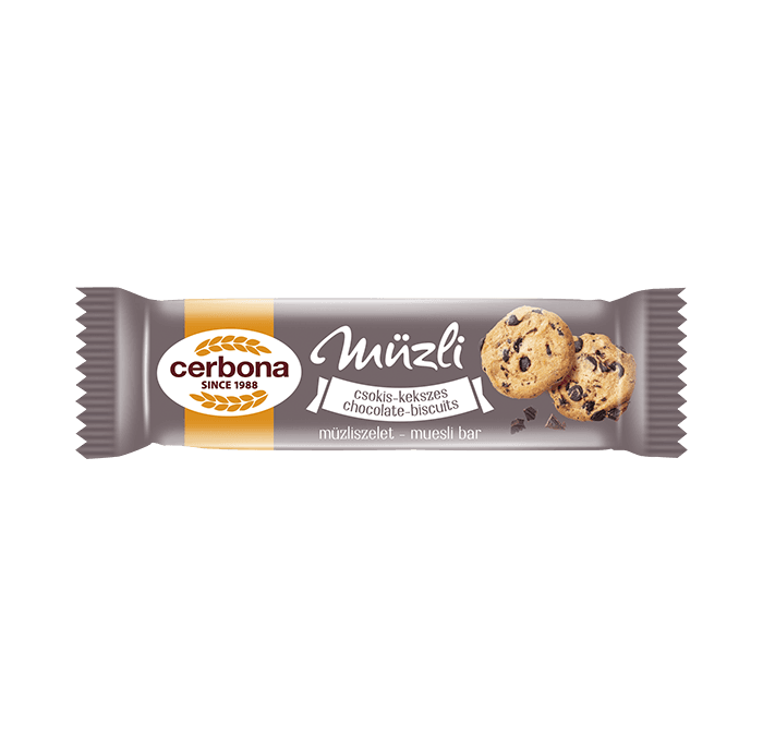 Cerbona müzliszelet csokis - kekszes 20g