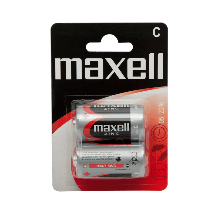 Maxell Zinc C elem 2db