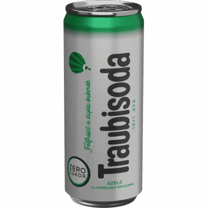 Traubisoda szénsavas üdítő zero 0.25l